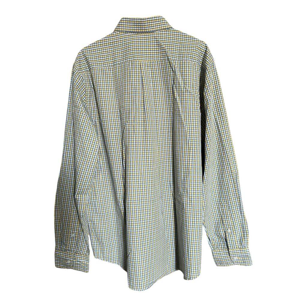 Camisa a cuadros amarilla con blanco - Imagen 3