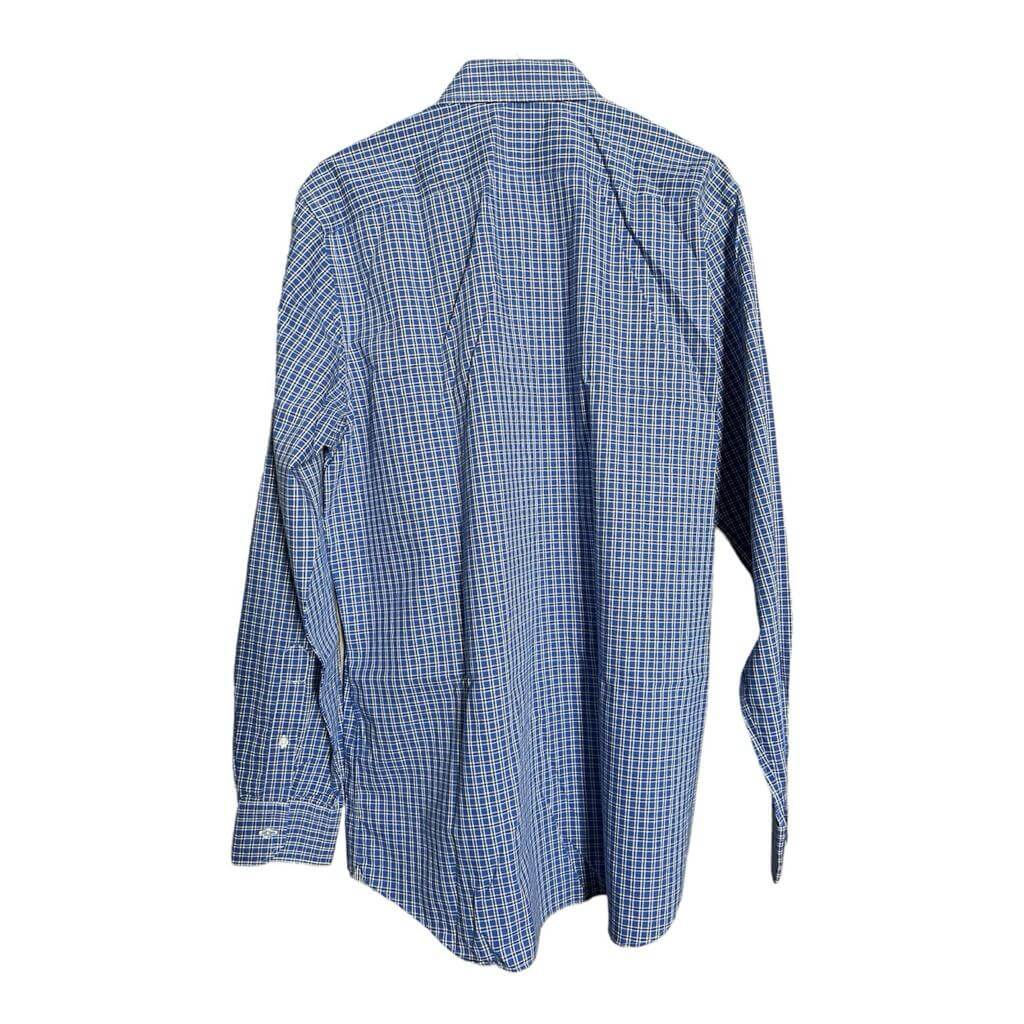 Camisa cuadriculada azul - Imagen 3