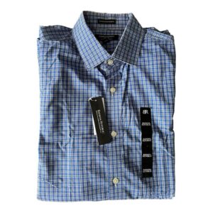 Camisa cuadriculada azul