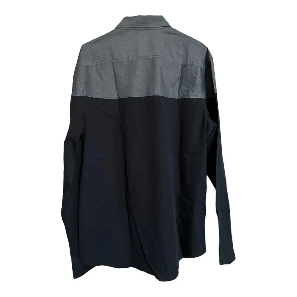 Camisa bicolor gris con negro - Imagen 3