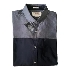 Camisa bicolor gris con negro