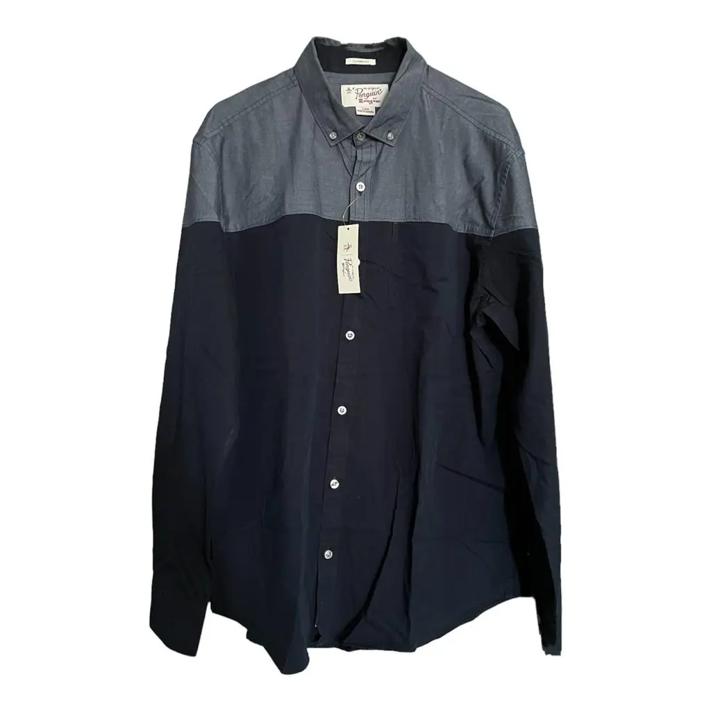 Camisa bicolor gris con negro - Imagen 2