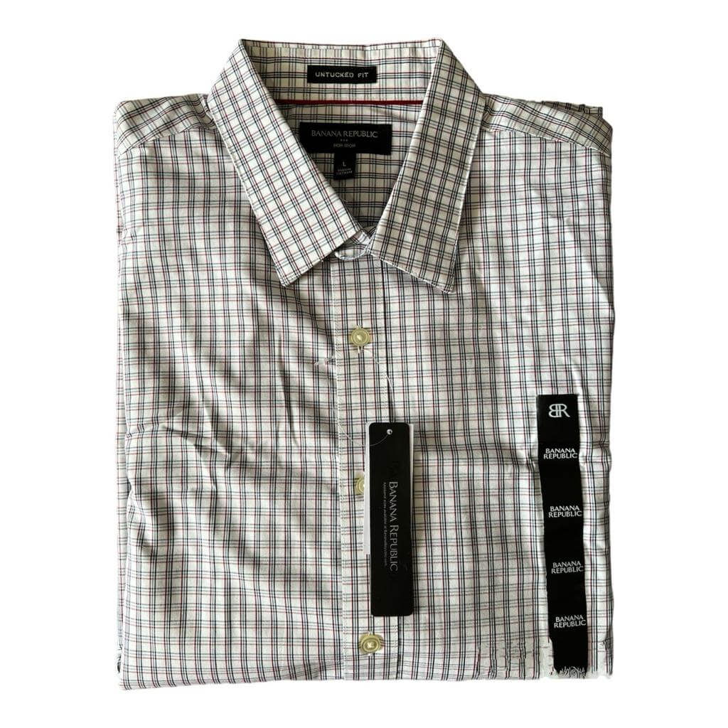 Camisa rojo azul negro