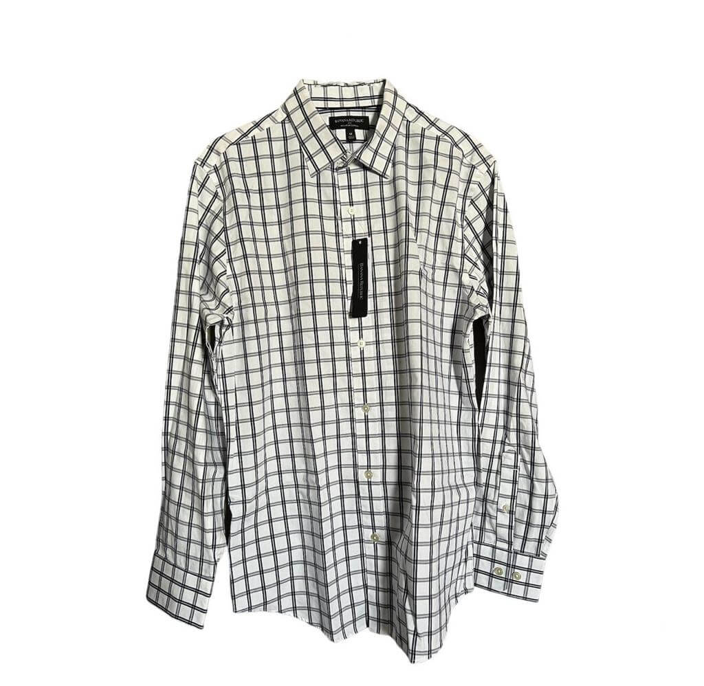 Camisa blanca cuadriculada - Imagen 2
