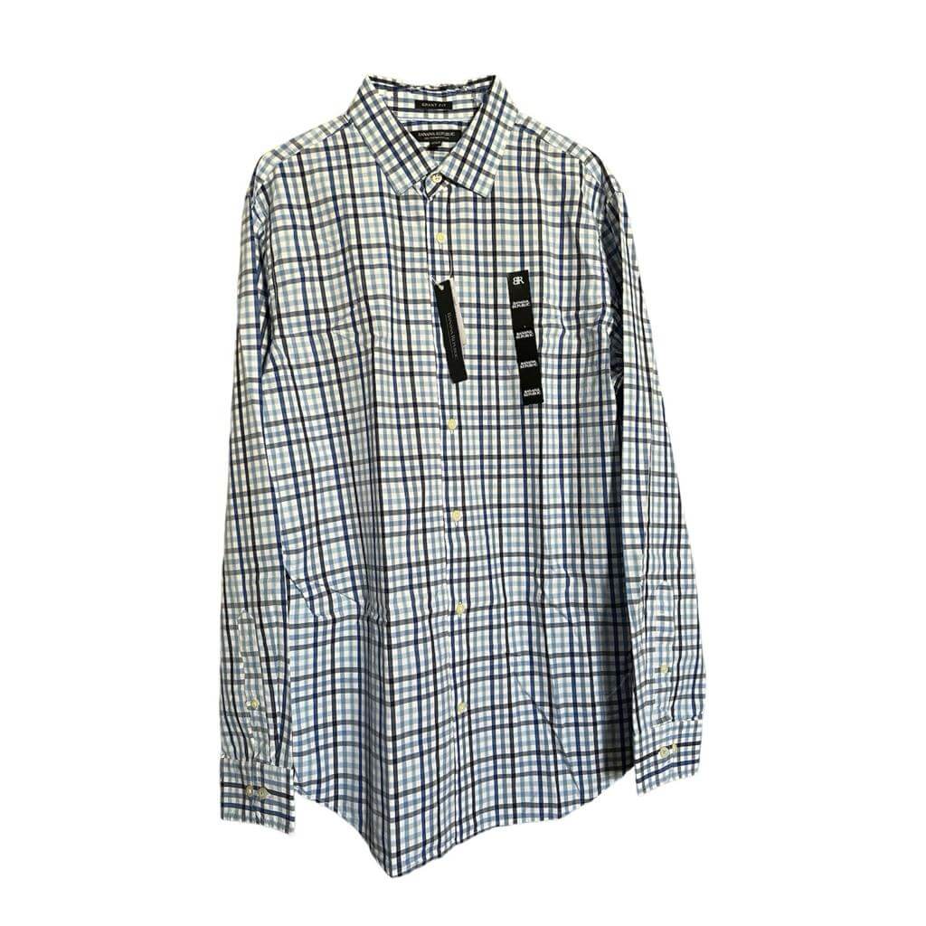 Camisa cuadriculada con diferentes tonos de azul - Imagen 2