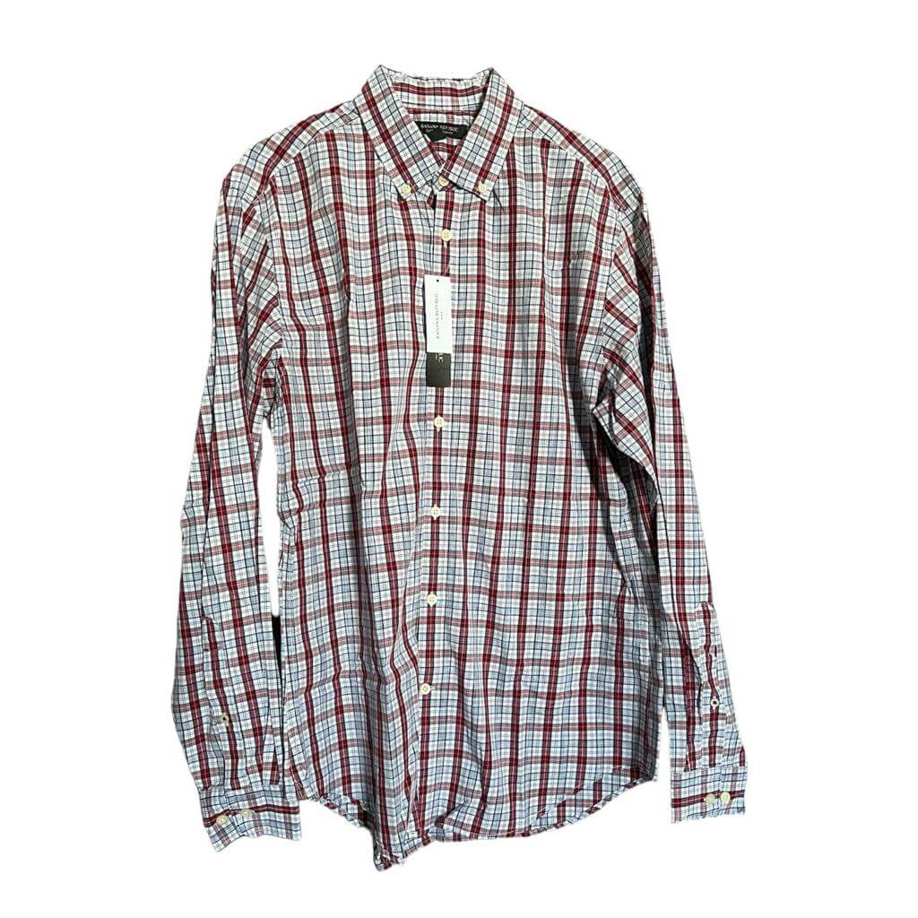 Camisa cuadriculada rojo y azul - Imagen 2