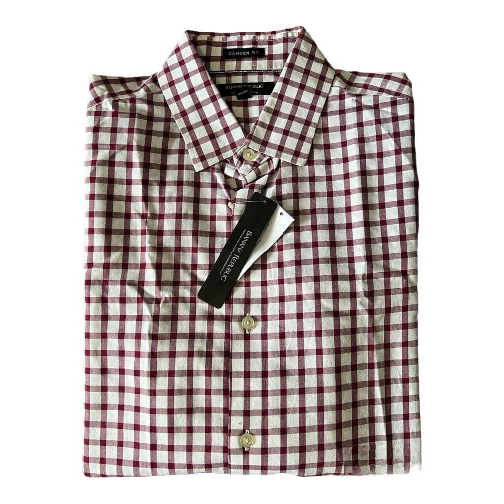 Camisa cuadriculada vivos en rojo