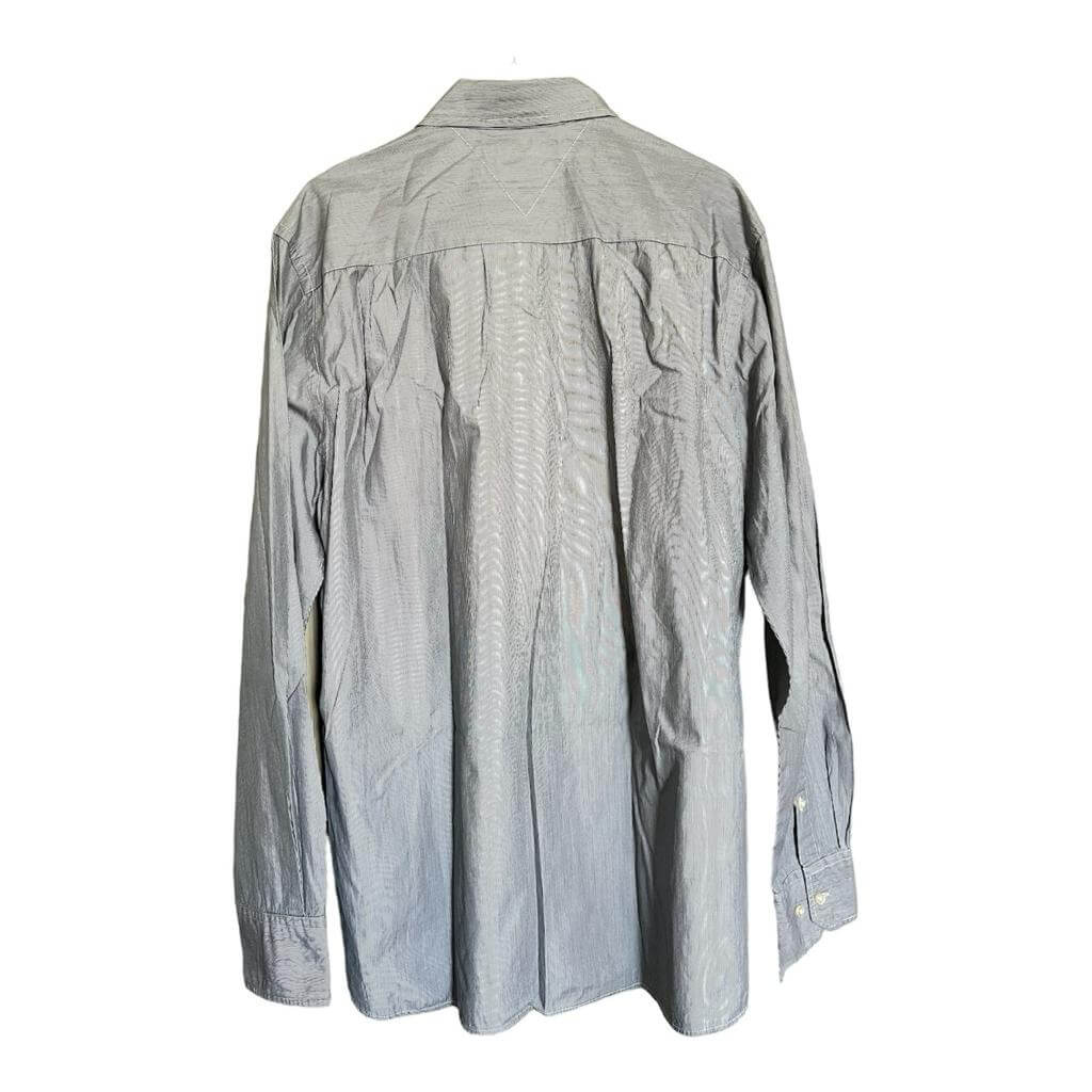 Camisa gris rayas verticales - Imagen 3