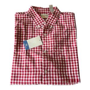 Camisa cuadriculada rojo con blanco