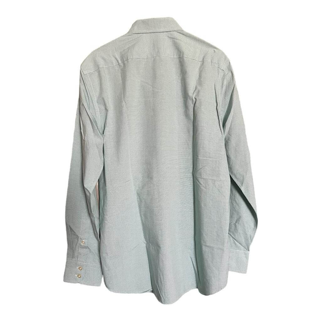 Camisa verde a cuadros muy pequeños - Imagen 3