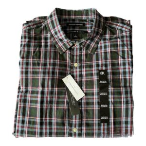 Camisa a cuadros rojo azul y verde