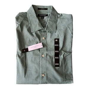 Camisa verde cuadricula pequeña