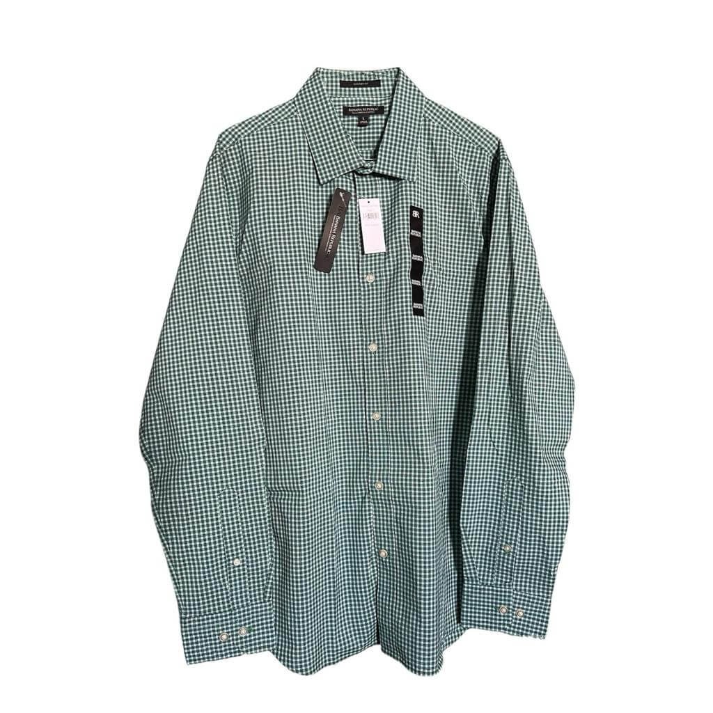 Camisa verde cuadricula pequeña - Imagen 2