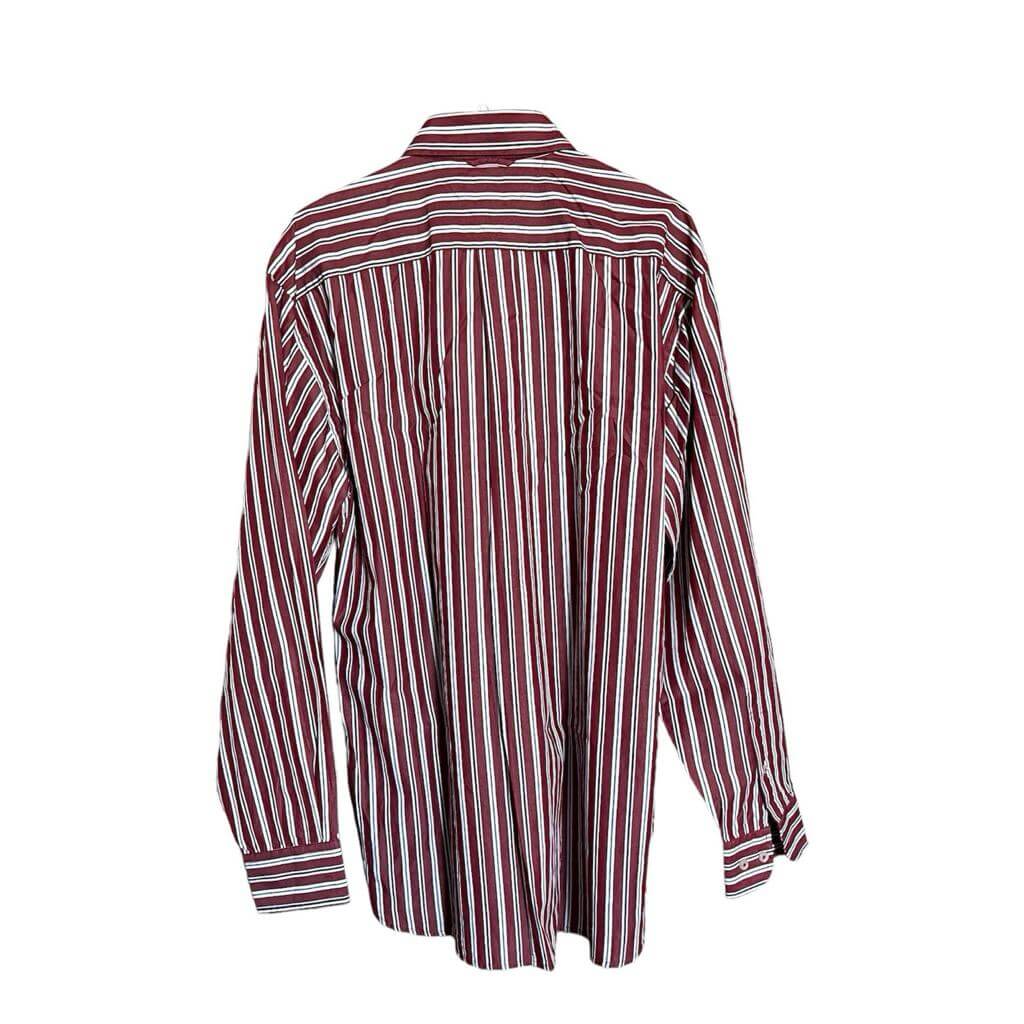 Camisa vino rayas verticales azul - Imagen 3