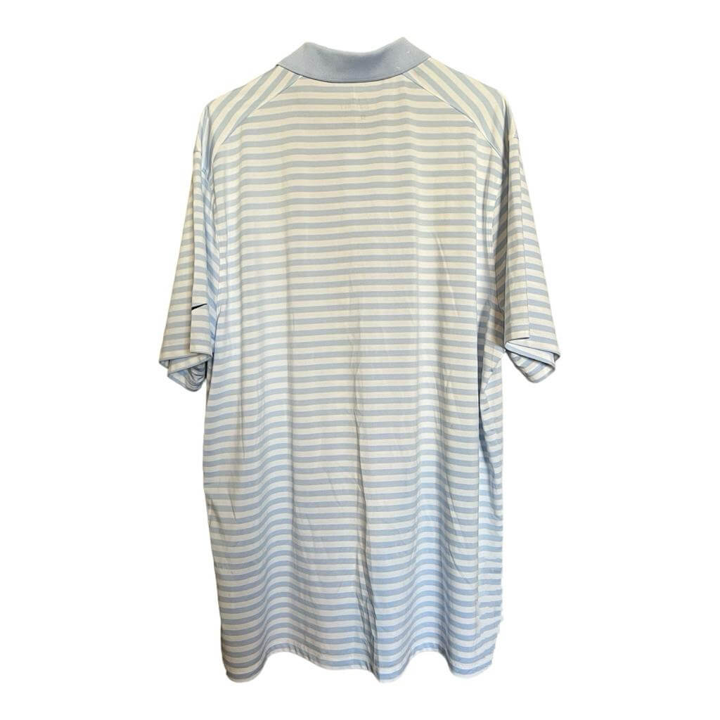 Playera azul con blanco rayada - Imagen 3