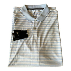 Playera azul con blanco rayada