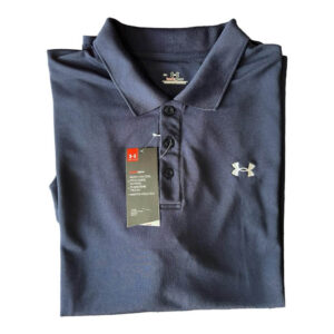 Playera azul marino con cuello