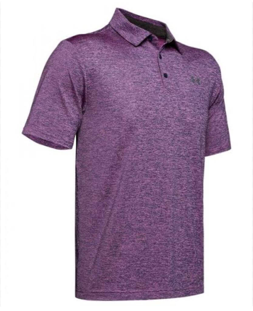 Playera con cuello morada
