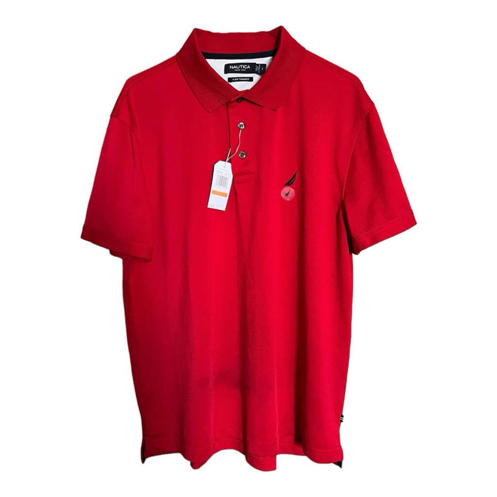 Playera Roja Nautica – Elegancia Vibrante - Imagen 2